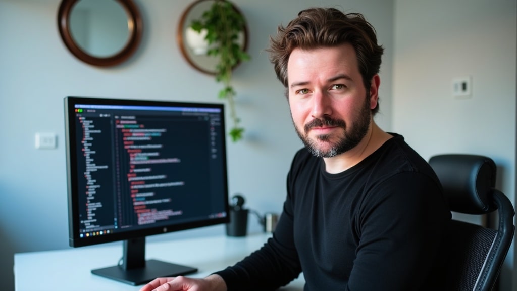 Jaime programando una web