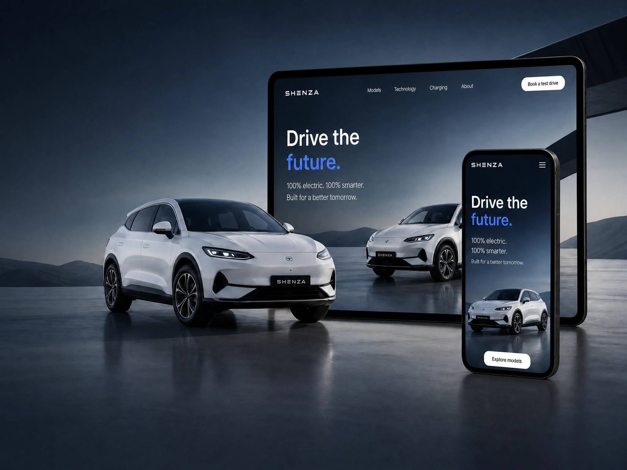Captura del proyecto Shenza Cars